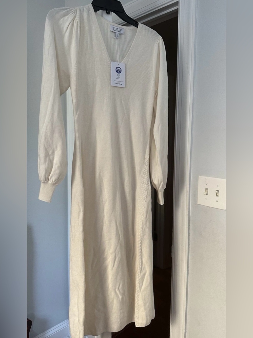 & Other Stories Los Angeles Atelier Long Sleeve Wool Sweater Dress Size S